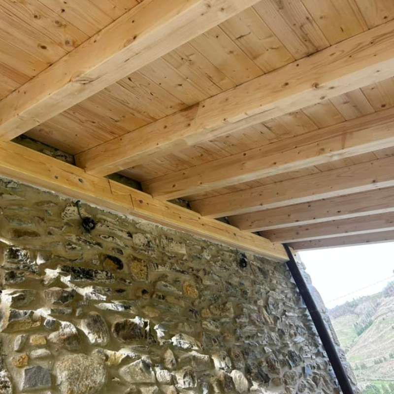 Tejado de madera