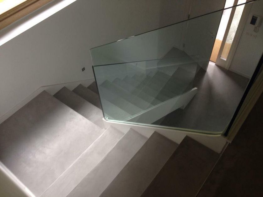escalera de madera